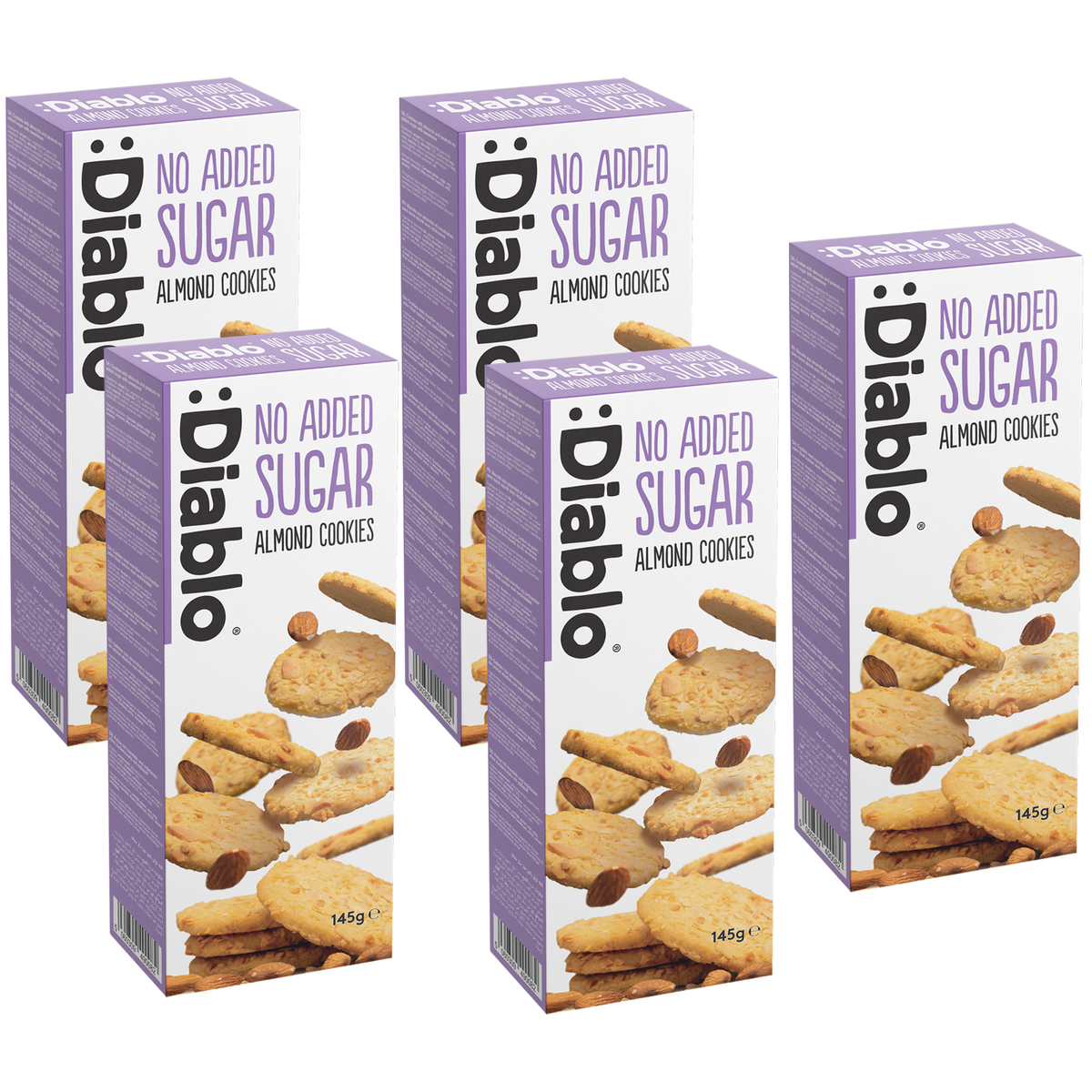 No Added Sugar Almond Cookies (145g) Diablo Sugar Free