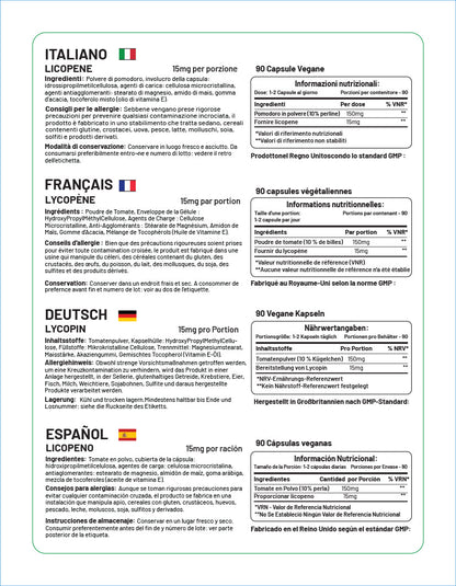 Lycopene 15mg 90 Capsules by Prowise Healthcare Blue Pirate