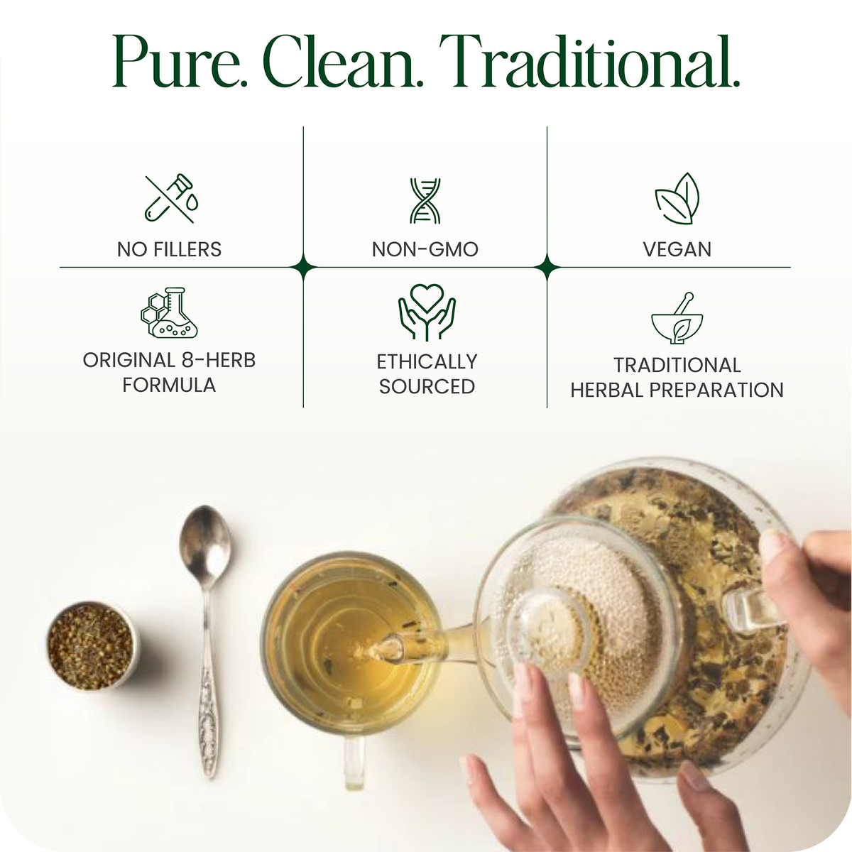 Authentic 8-Herb Essiac Tea | 4oz (112g) Loose Herbal Blend Gutted.