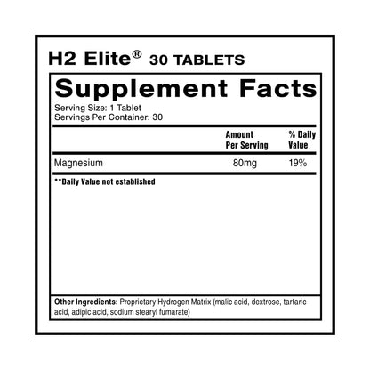 Quicksilver H2 Elite – Molecular Hydrogen Tablets for Energy & Metabolism