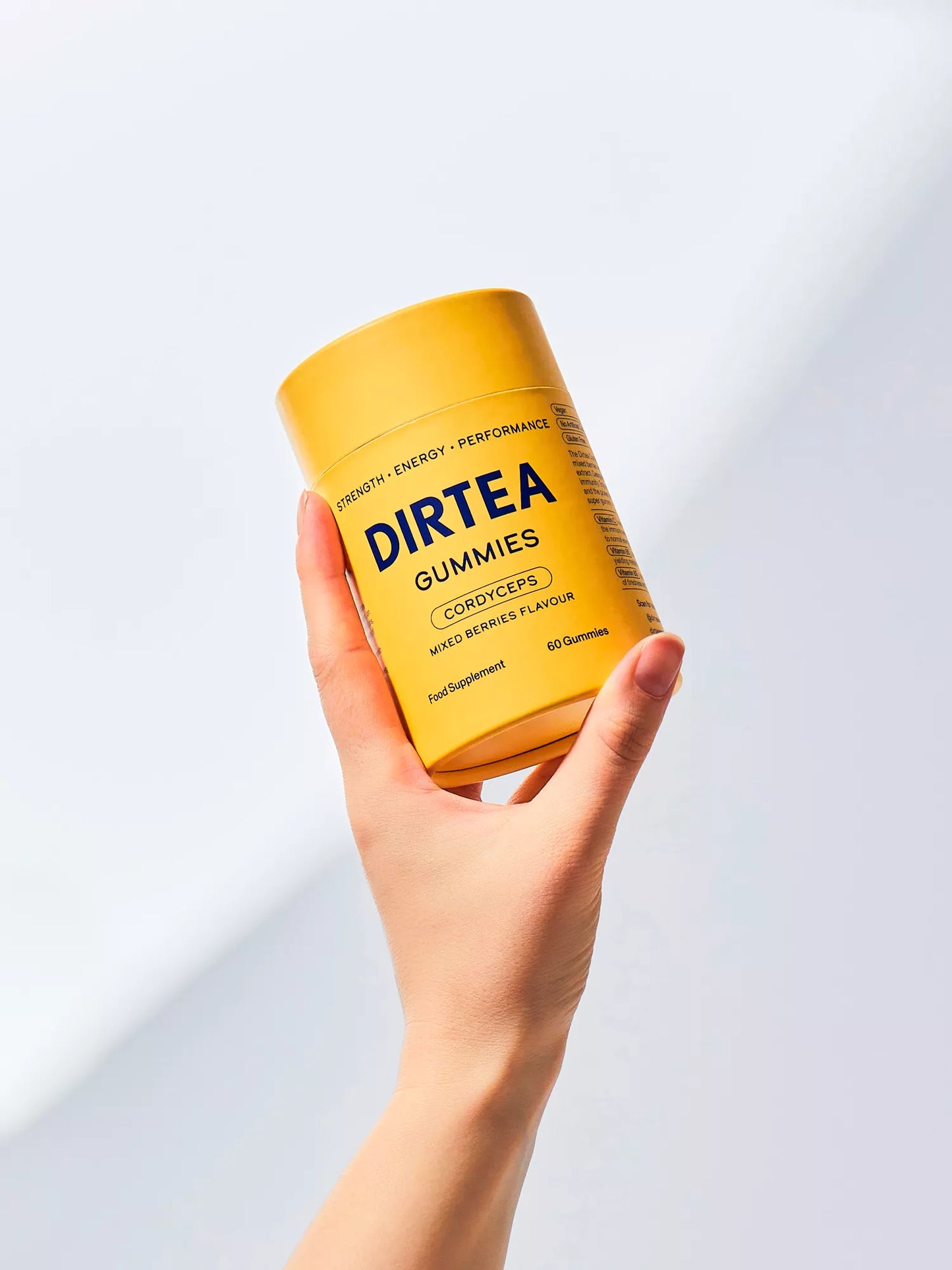 DIRTEA Cordyceps Performance Gummies (Mixed Berries Flavour)