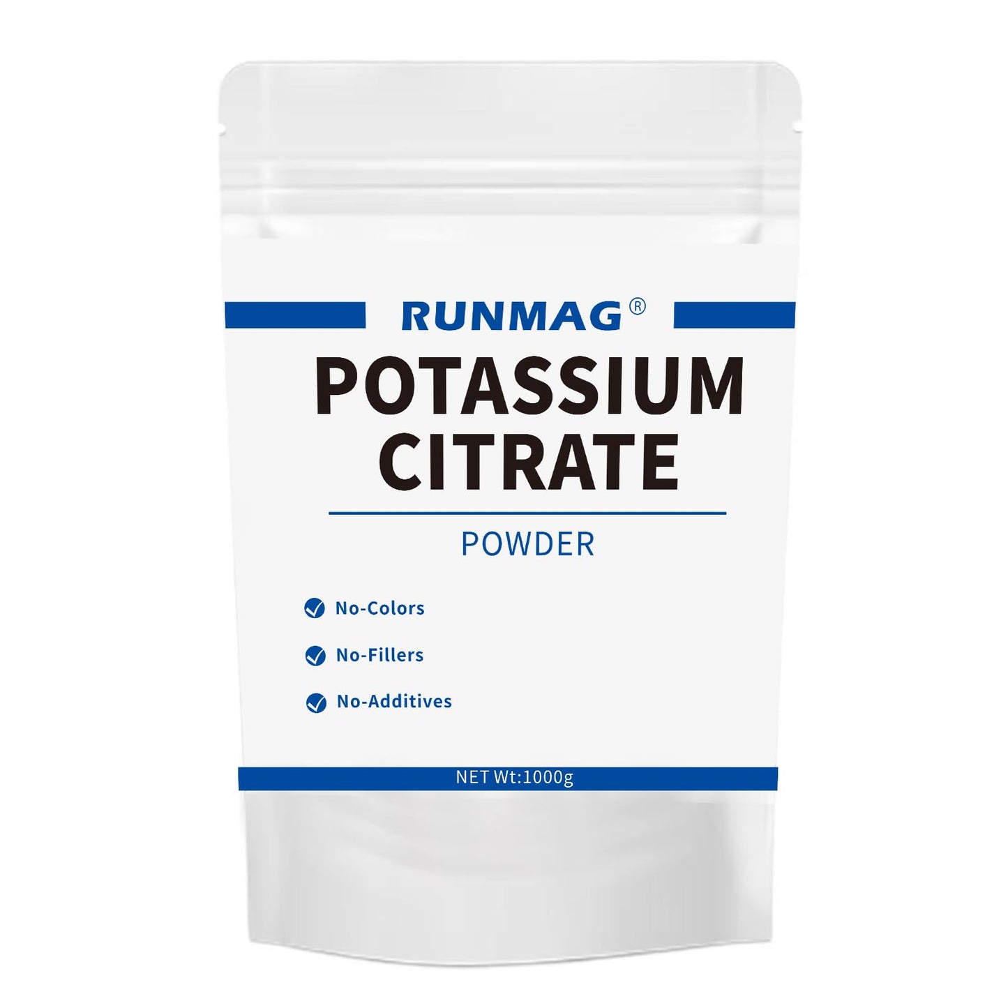 RUNMAG Natural Organic Potassium Citrate Powder 1000g | Unflavored, Non-GMO
