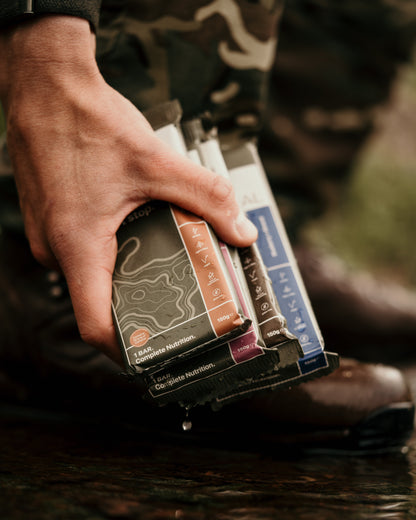 Endurance Pack : 8 Bars 2 of Each Flavour Real Meal
