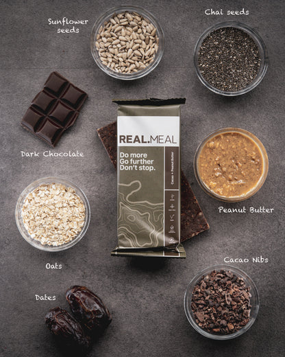 Adventure Pack : 4 Bars 1 of Each Flavour Real Meal