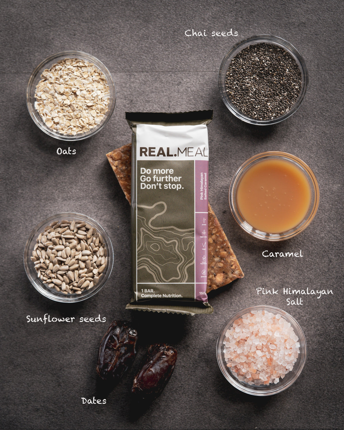 Adventure Pack : 4 Bars 1 of Each Flavour Real Meal