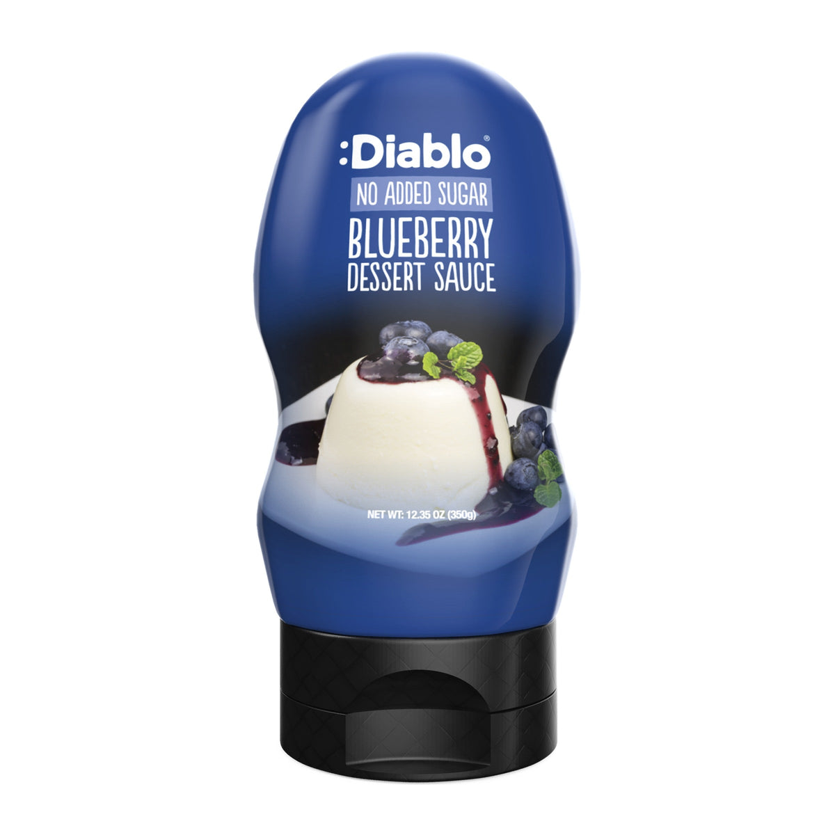 No Added Sugar Blueberry Dessert Topping (350g) Diablo Sugar Free
