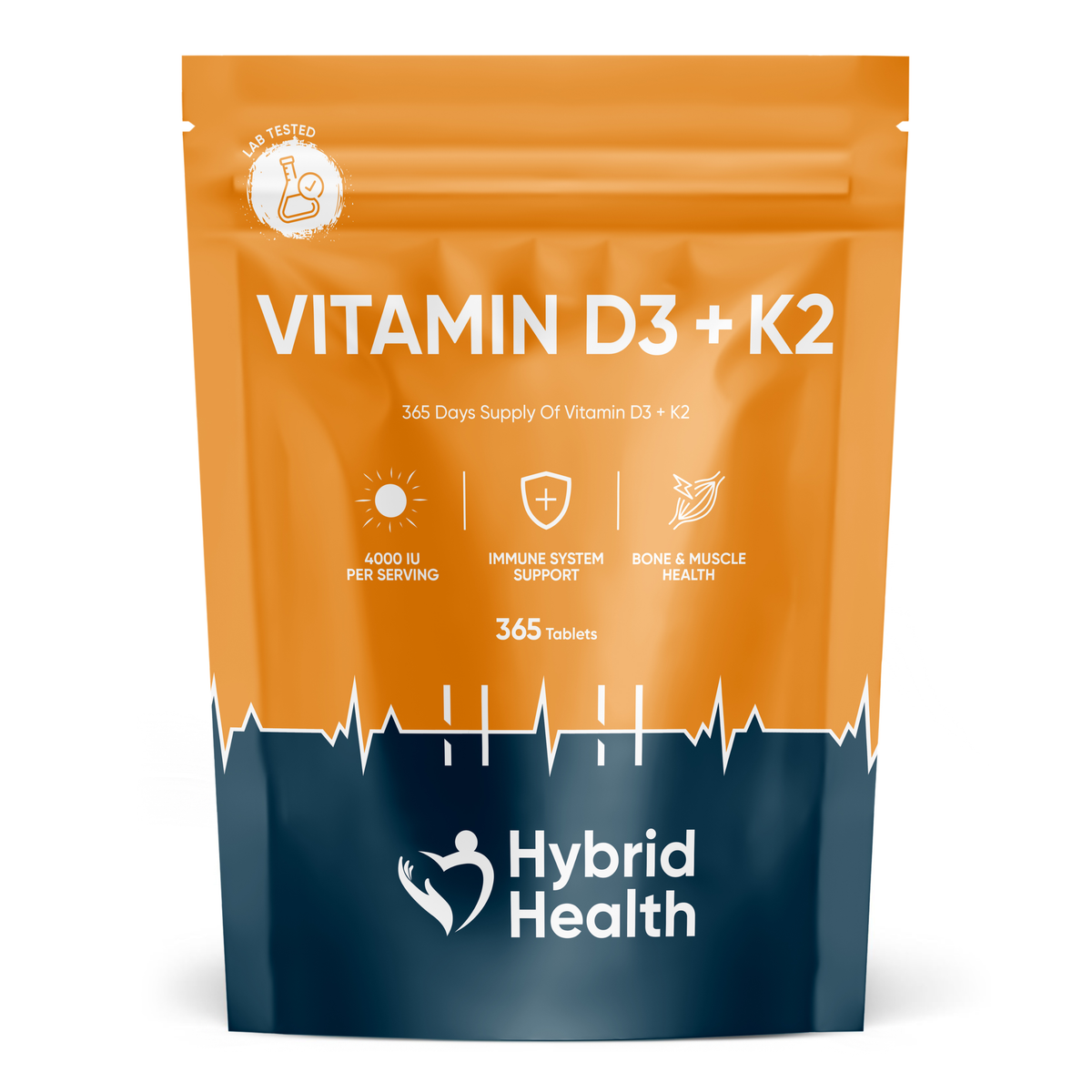 Vitamin D3 + K2 Hybrid Health