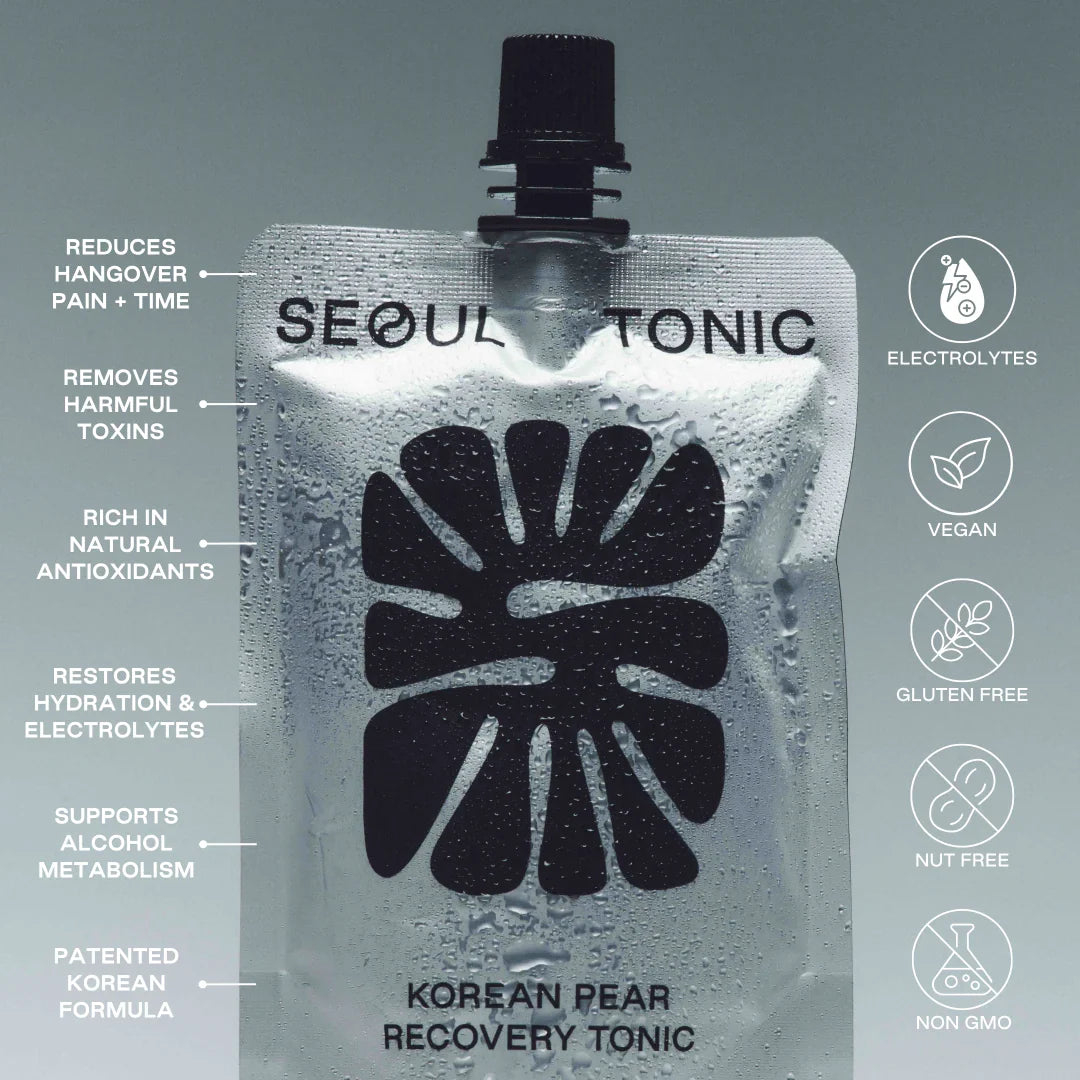 Seoul Tonic Pre Play' Korean Pear Electrolyte Tonic (Korean Pear  & Ginseng)