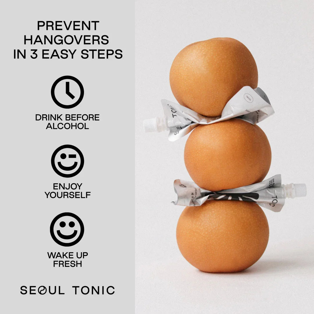 Seoul Tonic Pre Play' Korean Pear Electrolyte Tonic (Korean Pear  & Ginseng)