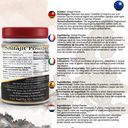 DivyaHerb Shilajit Powder 100 gram - Daily Vitality Support