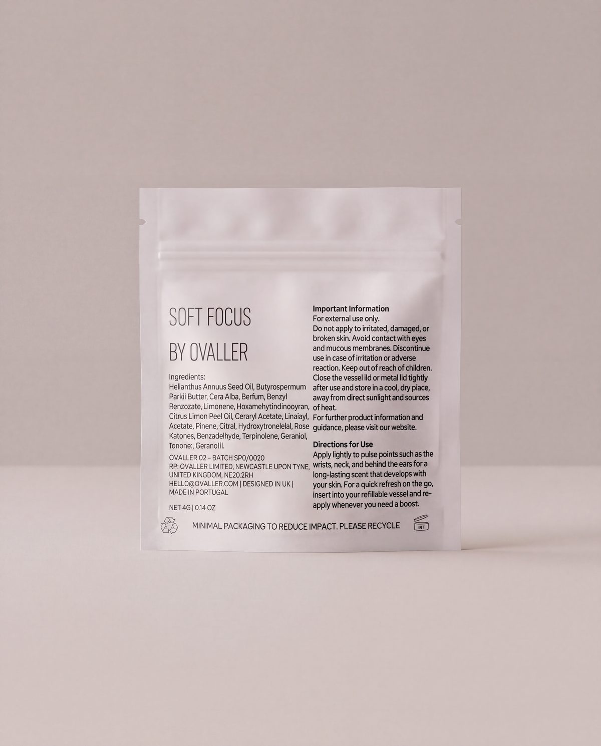 The Soft Focus & Pearl Set OVALLER