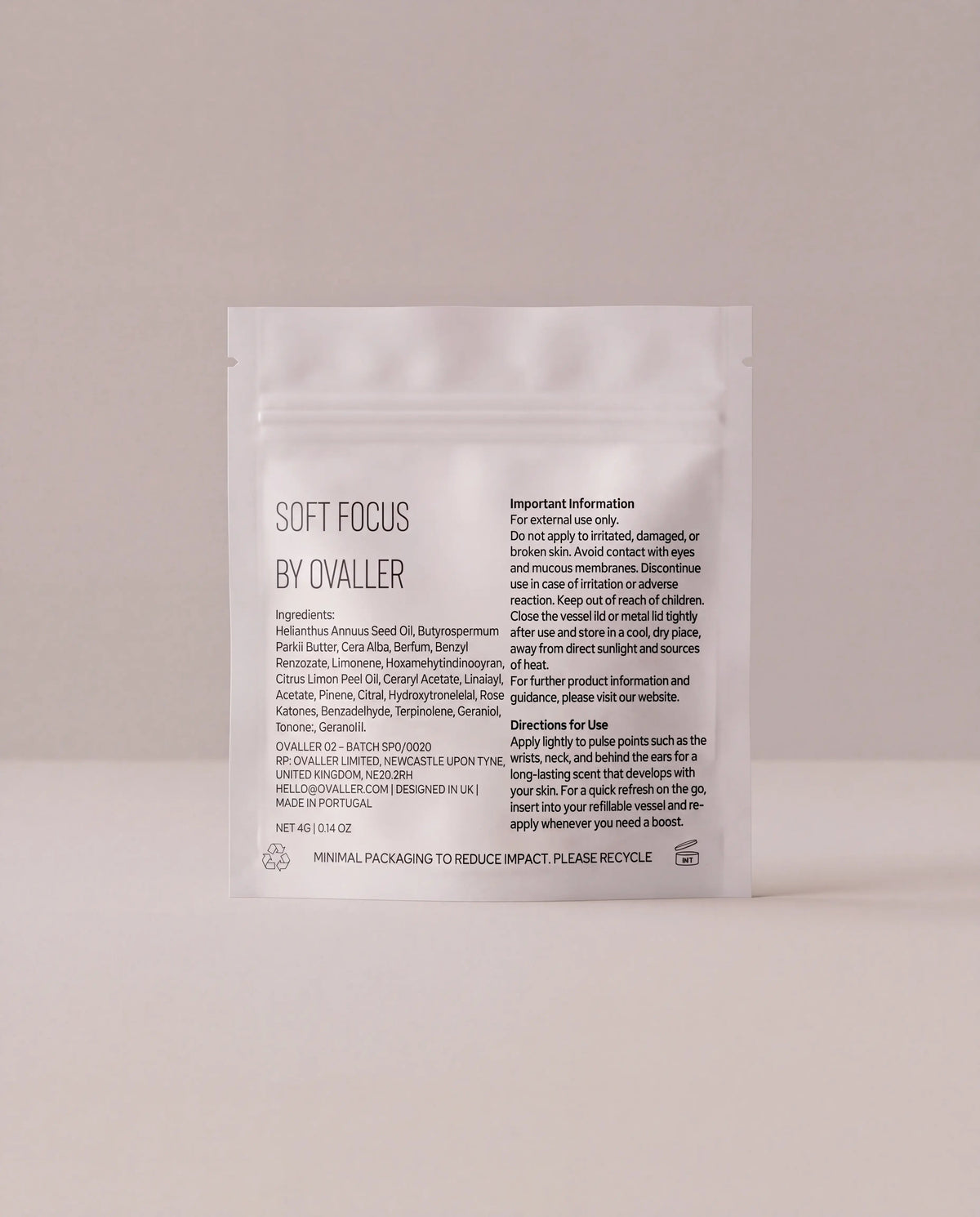 The Soft Focus & Onyx Set OVALLER