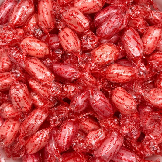 Sugar Free Sherbet Strawberries Giant Bradley's Online Sweet Shop
