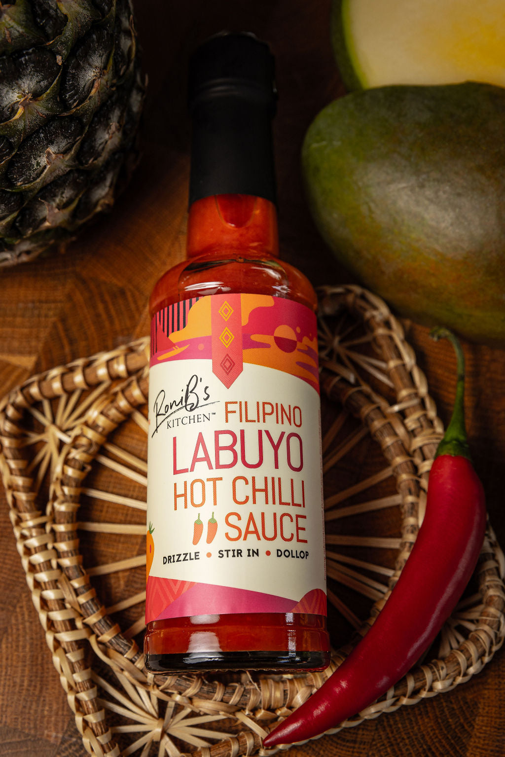 Filipino Style Labuyo Hot Chilli Sauce - Tropical Fire - For Your Swicy Cravings