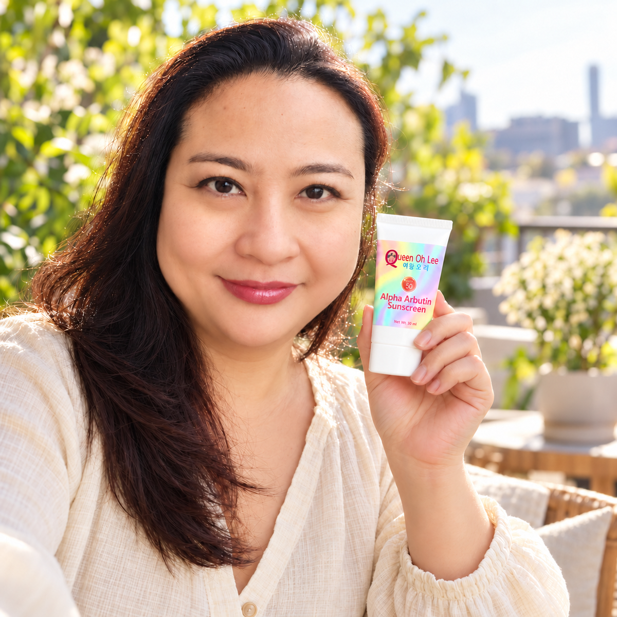 Queen Oh Lee Alpha Arbutin Sunscreen SPF 50 – 3 x 30ml Queen Oh Lee