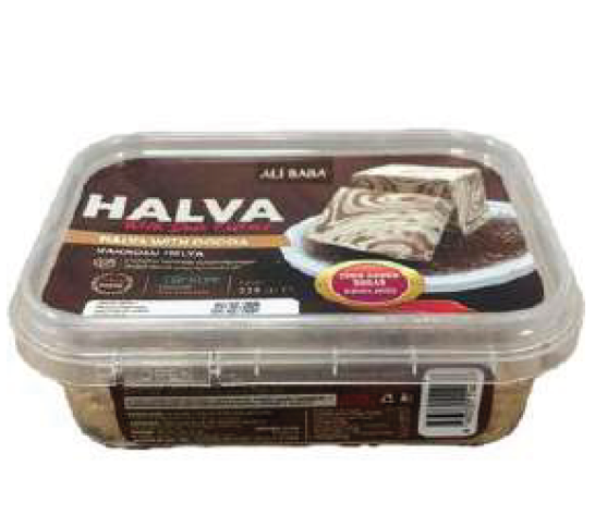 Ali Baba Cocoa Turkish Halva (Zero Added Sugar) 225g