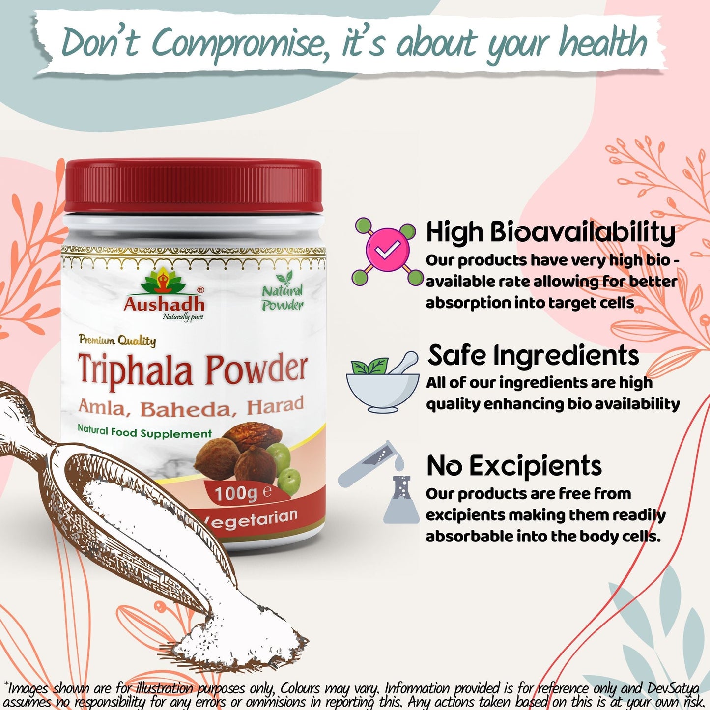 Aushadh Triphala Powder 100 gram - Digestive Comfort Support