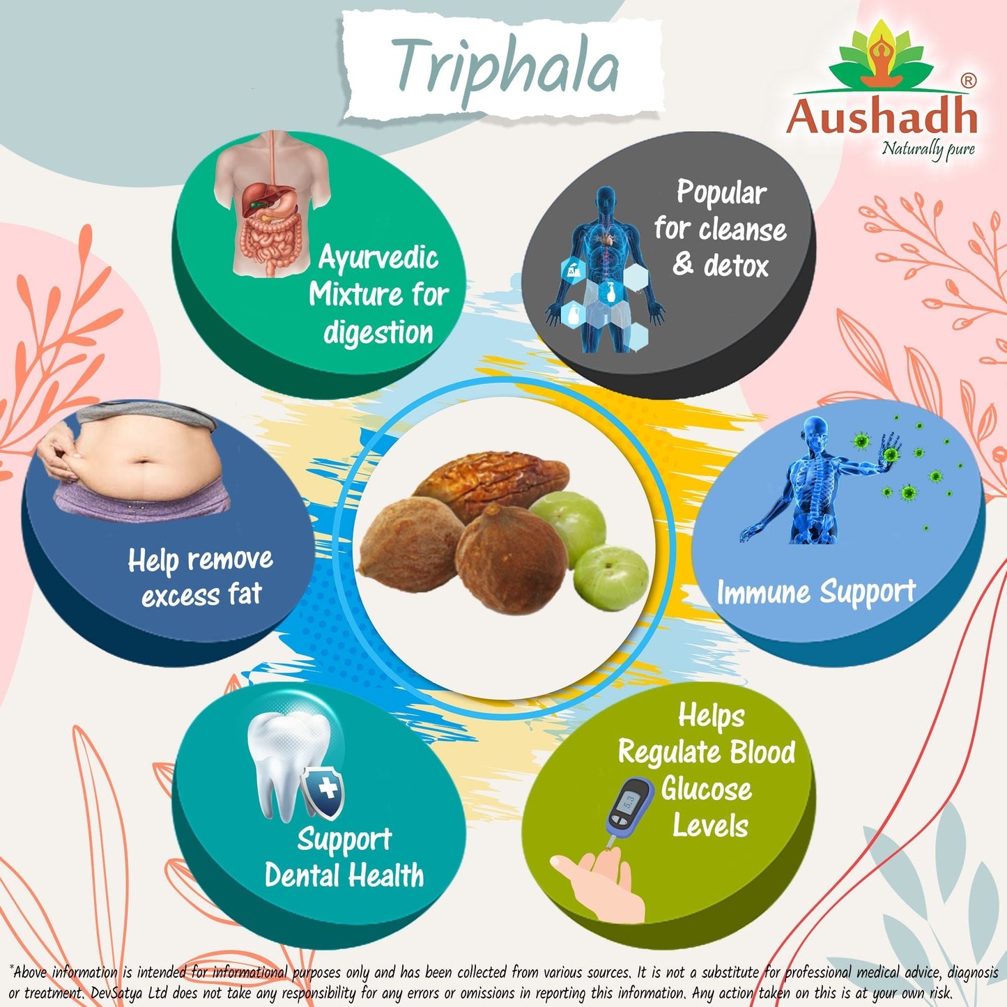 Aushadh Triphala Powder 100 gram - Digestive Comfort Support