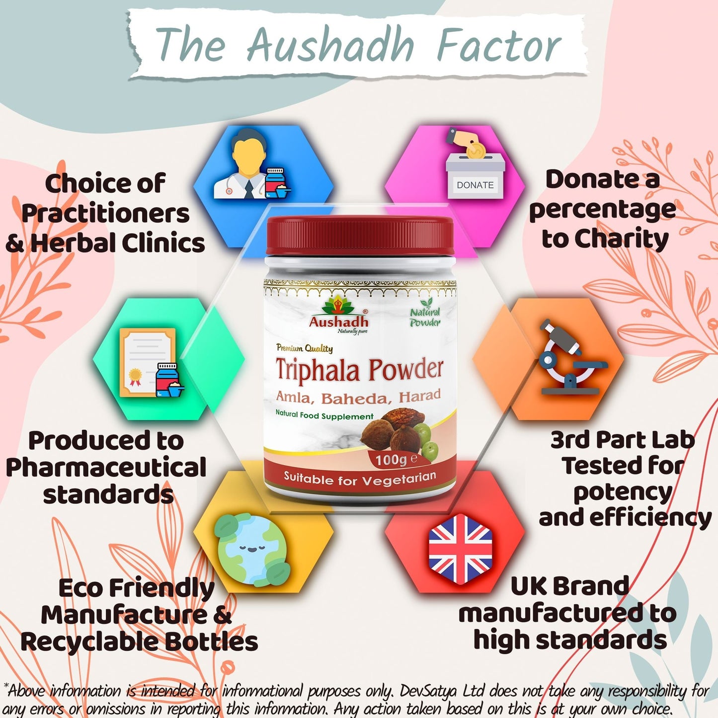 Aushadh Triphala Powder 100 gram - Digestive Comfort Support