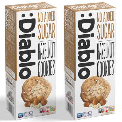 No Added Sugar Hazelnut Cookies (135g) Diablo Sugar Free