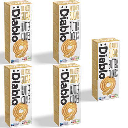 No Added Sugar Butter Cookies (135g) Diablo Sugar Free