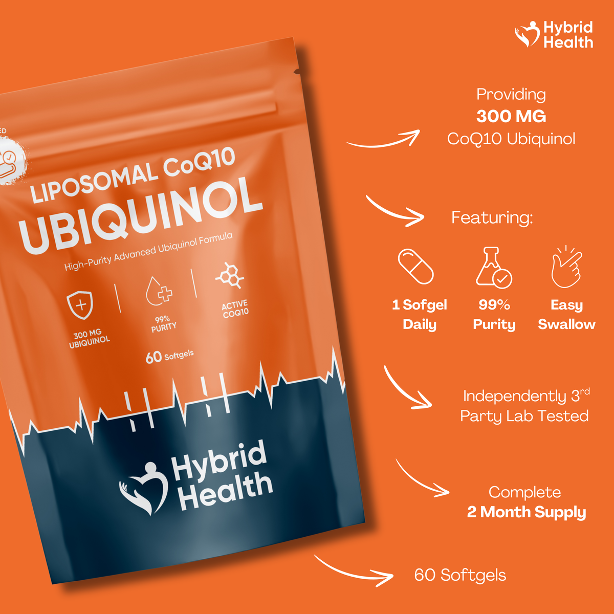 CoQ10 Ubiquinol Hybrid Health
