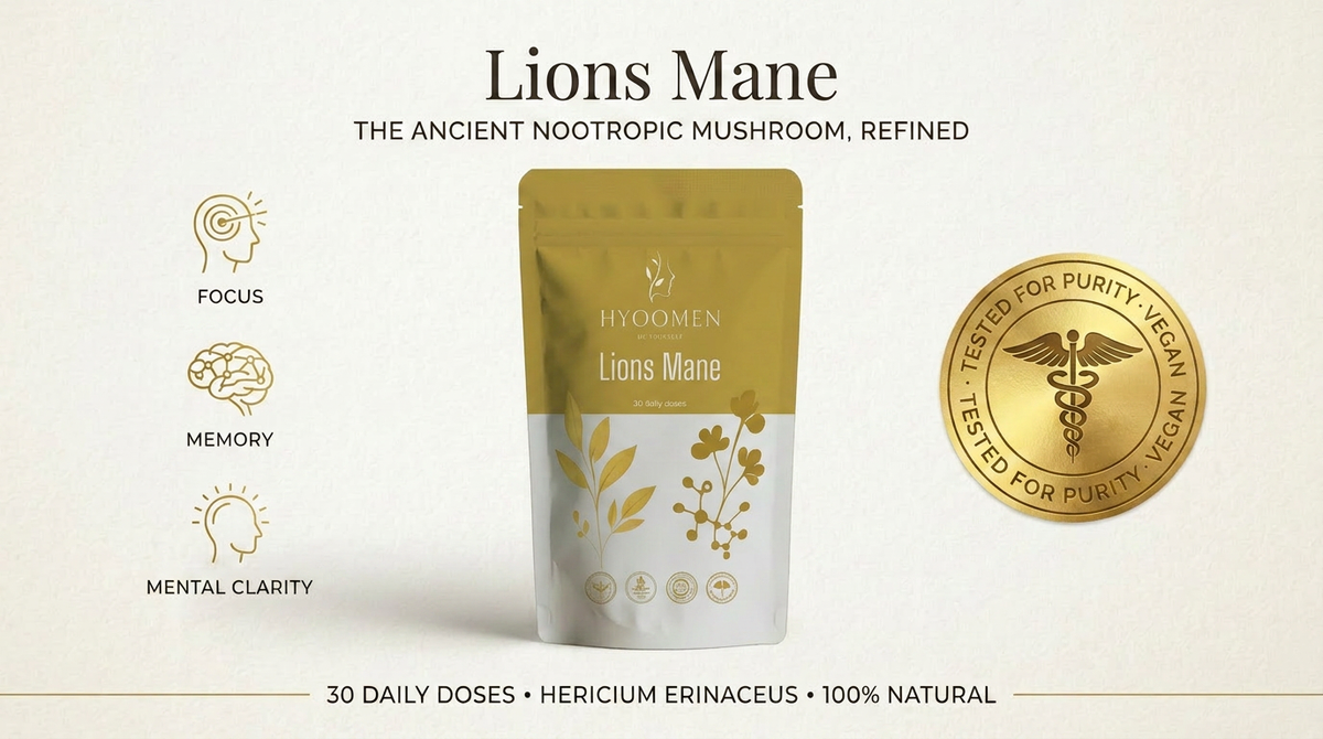 Lion's Mane Capsules 15:1 Extract 500mg Hyoomen