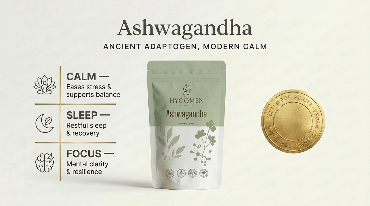 KSM-66 Ashwagandha 500mg Capsules Hyoomen