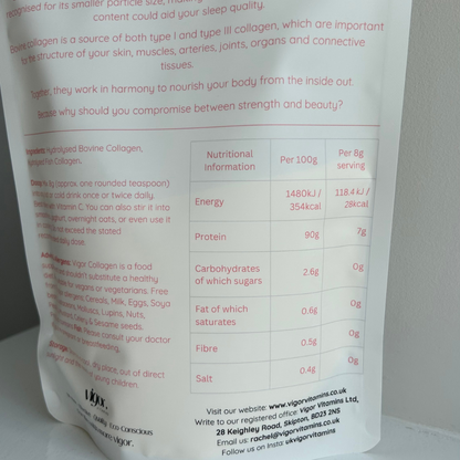 Vigor Collagen | Marine & Bovine Collagen Blend for Women