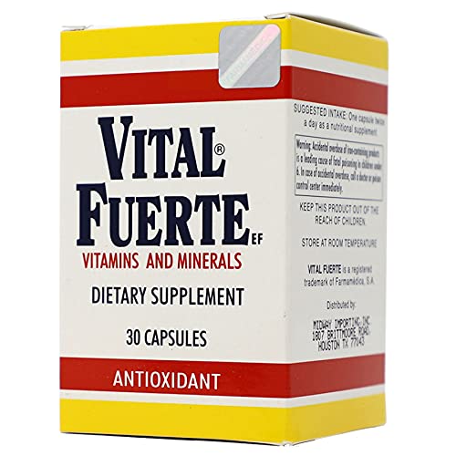 Vital Fuerte Vitamins & Minerals Supplement – 30 Capsules
