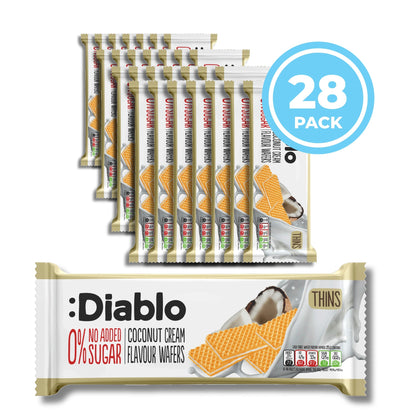 No Added Sugar Coconut Cream Flavoured Wafer (150g) Diablo Sugar Free