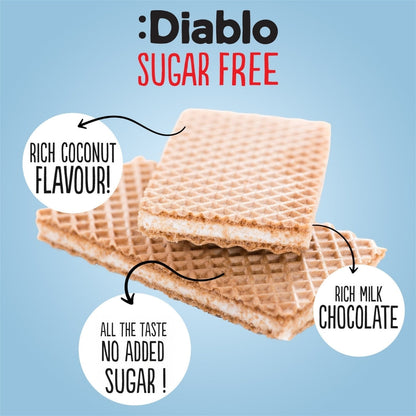 No Added Sugar Coconut Cream Flavoured Wafer (150g) Diablo Sugar Free