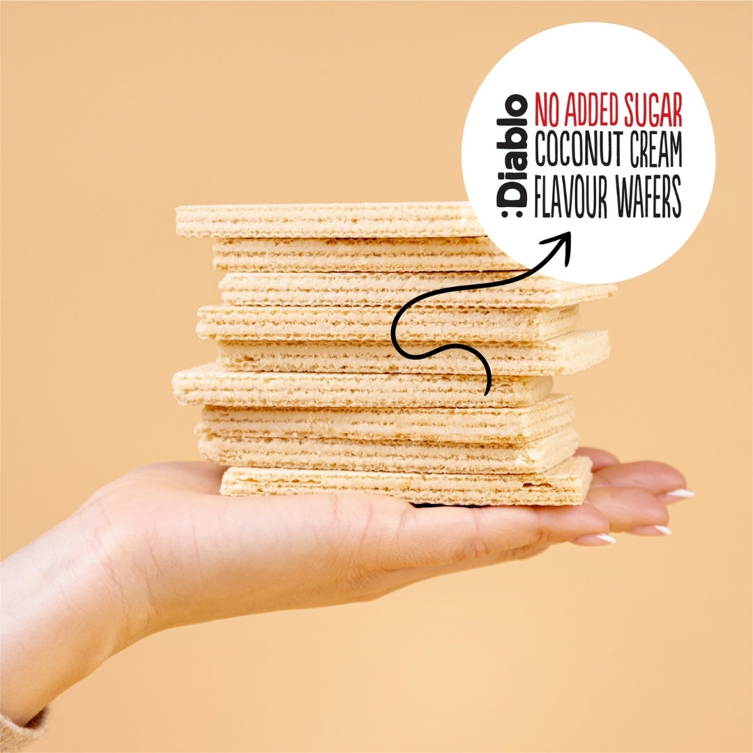 No Added Sugar Coconut Cream Flavoured Wafer (150g) Diablo Sugar Free
