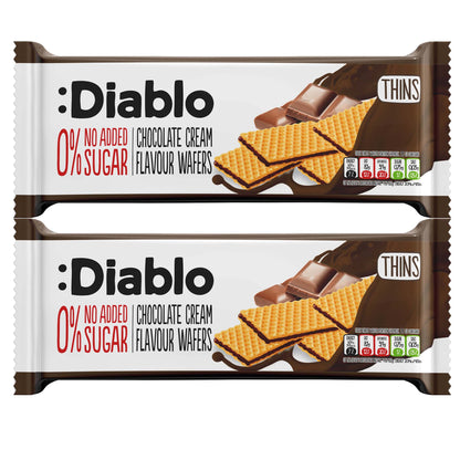 No Added Sugar Chocolate Cream Flavoured Wafer (150g) Diablo Sugar Free