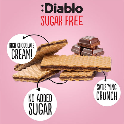 No Added Sugar Chocolate Cream Flavoured Wafer (150g) Diablo Sugar Free