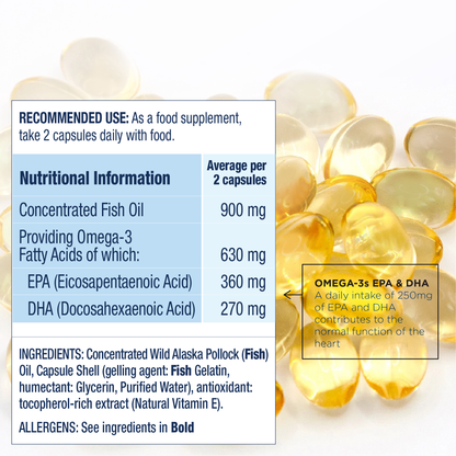 EASY SWALLOW MINIS Omega-3 Fish Oil Capsules