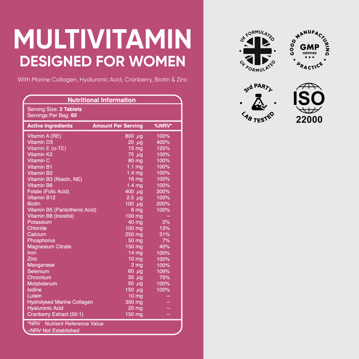 Women's Multivitamin Hybrid Health