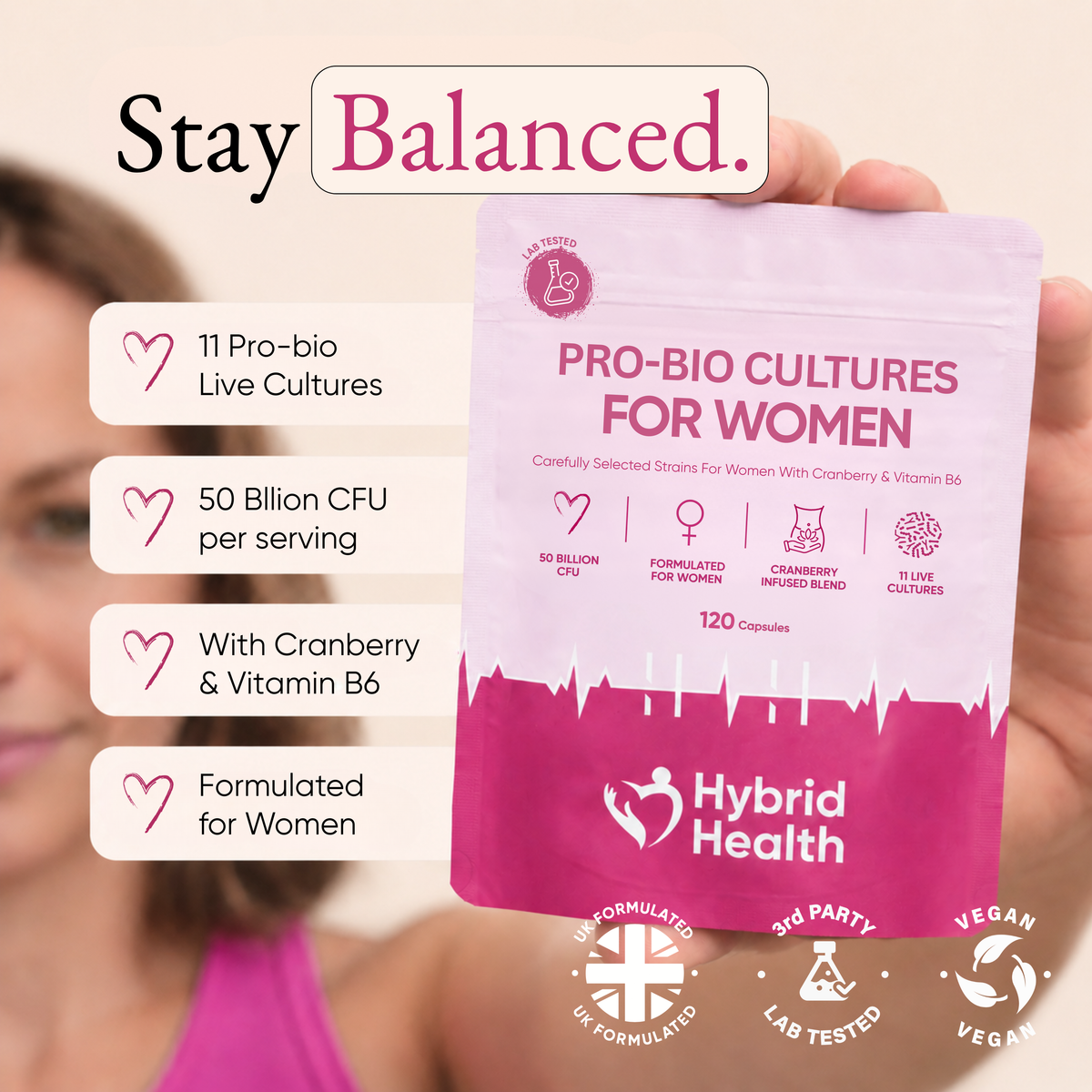 Women's Probiotics Hybrid Health