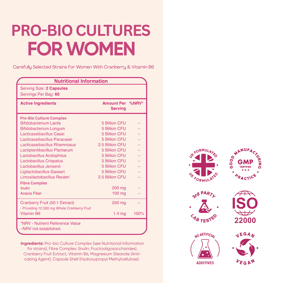 Women's Probiotics Hybrid Health
