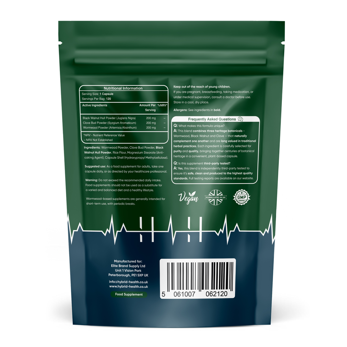 Wormwood, Walnut & Clove Hybrid Health