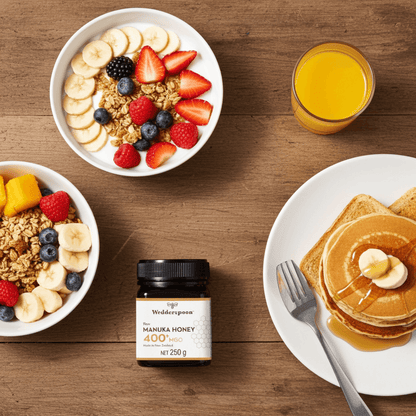 Wedderspoon Raw Manuka Honey 400 MGO – 250g Natural Health World UK