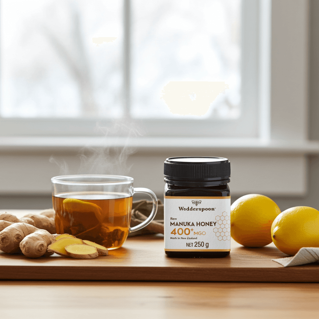 Wedderspoon Raw Manuka Honey 400 MGO – 250g Natural Health World UK
