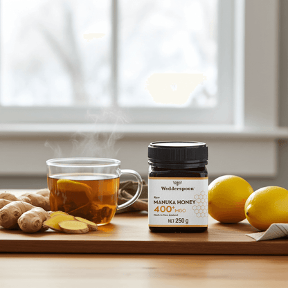 Wedderspoon Raw Manuka Honey 400 MGO – 250g Natural Health World UK