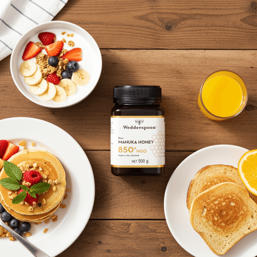 Wedderspoon Raw Manuka Honey 850 MGO – 500g Natural Health World UK