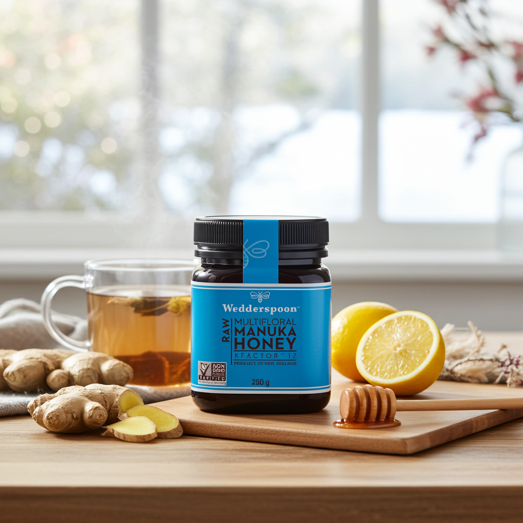 Wedderspoon Raw Manuka Honey KFactor 12+ 250g – Triple Pack Natural Health World UK
