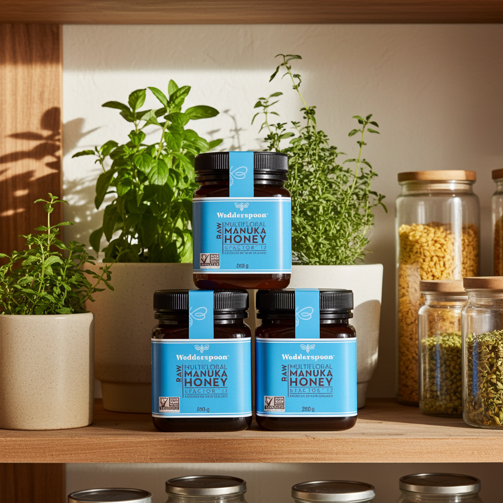 Wedderspoon Raw Manuka Honey KFactor 12+ 250g – Triple Pack Natural Health World UK