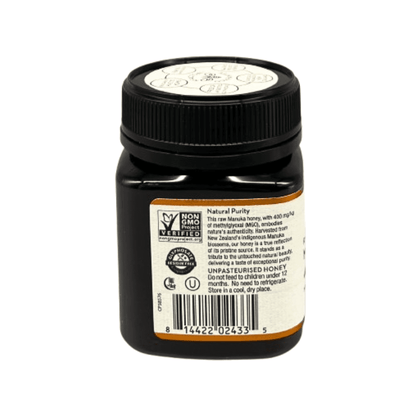 Wedderspoon Raw Manuka Honey 400 MGO – 250g Natural Health World UK