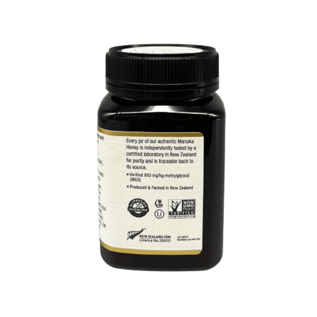 Wedderspoon Raw Manuka Honey 850 MGO – 500g Natural Health World UK