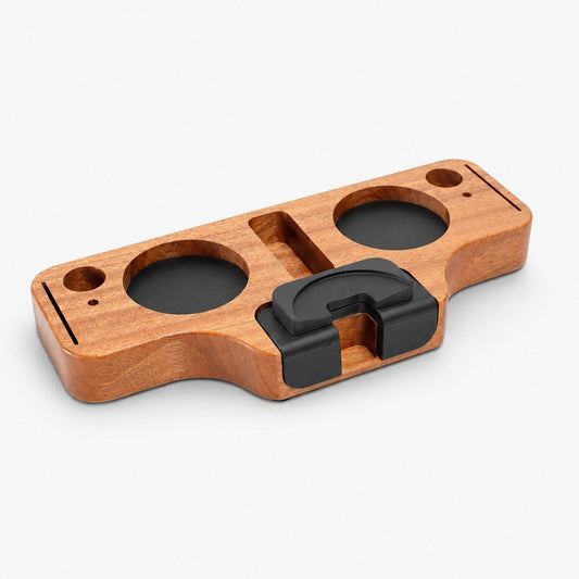 Wooden Portafilter Holder & Espresso Tamper Station KNOCDIC®