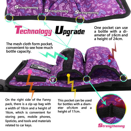YOURUIMEI Massage Bottle Bag – Massage Oil Bag & Therapist Holster
